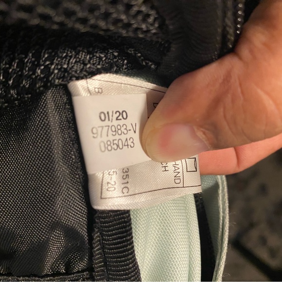 Adidas Classic - 3 Stripes 3 Light Blue Black Backpack School w/Ipad ,Laptop - Picture 11 of 13